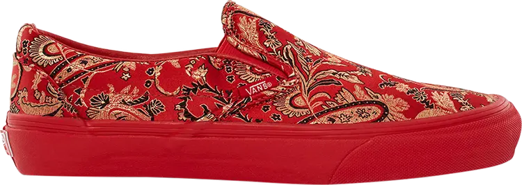 

Кеды Vans Opening Ceremony x Slip-On LX Qi Pao II Red, красный