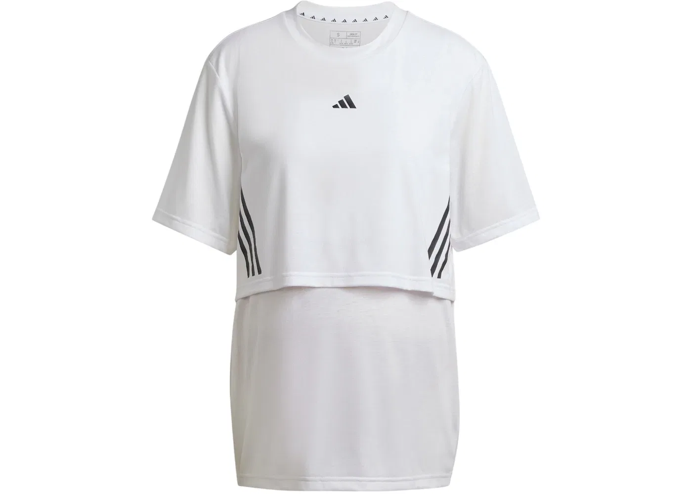 Женская футболка для беременных хлопковая Adidas, белый
