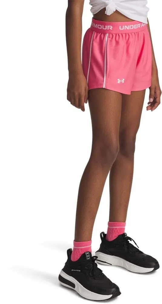 Шорты спортивные с принтом Tech G Play Up Shorts Under Armour, розовый — фото 3