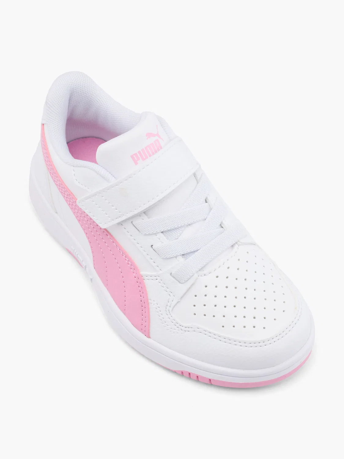 Детские кроссовки на липучках PUMA REB-L AC+ PS, белый — фото 2