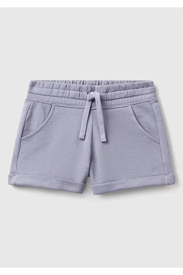 Детские шорты для девочек с принтом United Colors Of Benetton, Lilac
