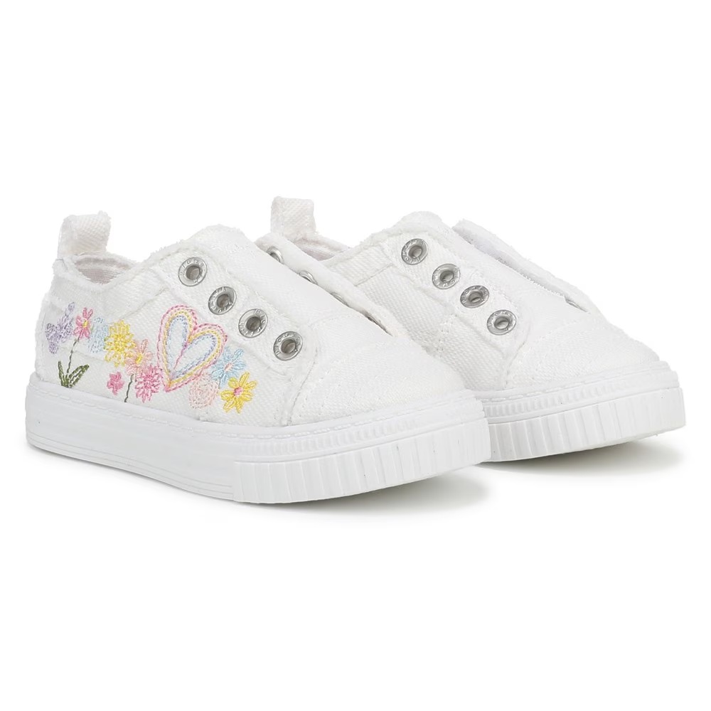 

Детские кеды без шнурков Blowfish Malibu для малышей, white canvas
