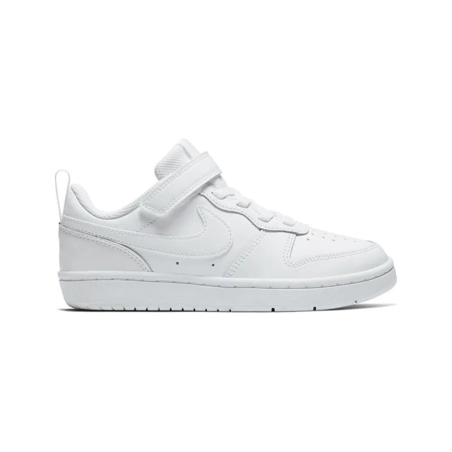 Кроссовки с кожаным верхом Court Borough Low 2 Nike, Белый