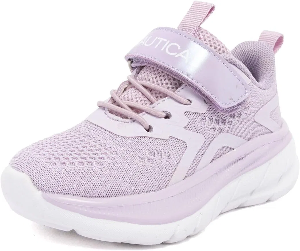 Детские кроссовки с липучкой и шнурками Nautica, Lilac Pearl-Maxim