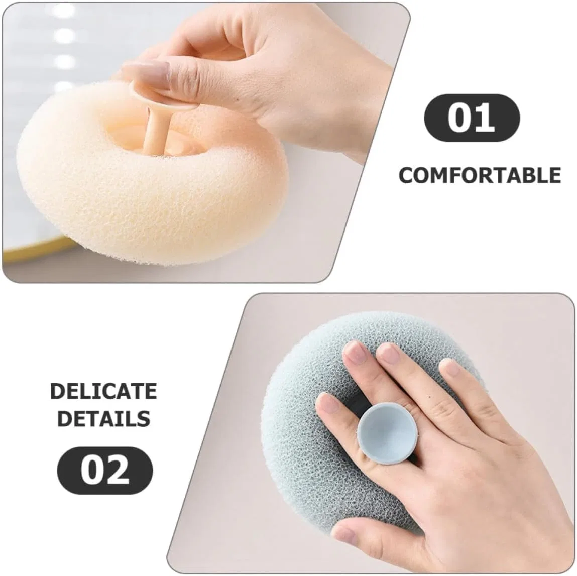 3 Peeling Duschball aus Pa, 12x12x5 cm Generisch — фото 3
