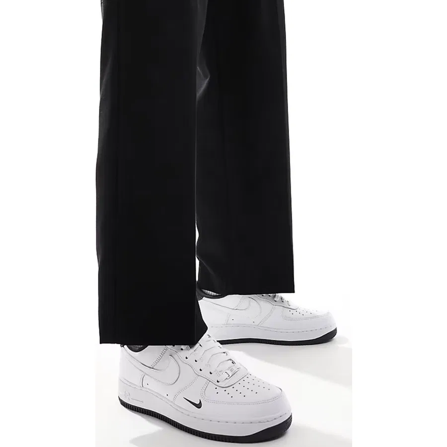 Кроссовки повседневные с кожаным верхом Air Force 1 Lv8 Gs Af1 Nike, Белый — фото 2