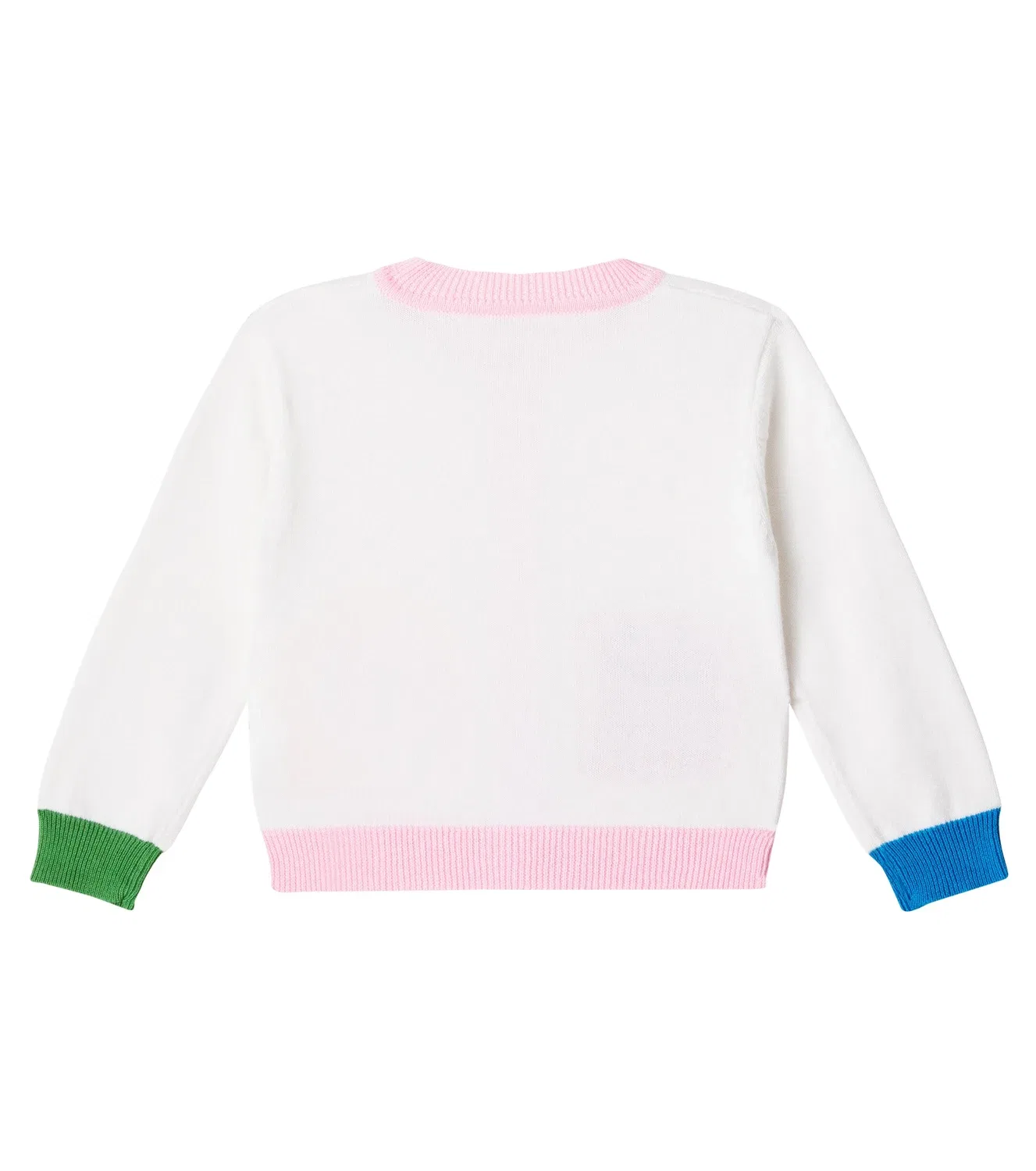 Детский кардиган с пуговицами Stella Mccartney Kids, белый — фото 2