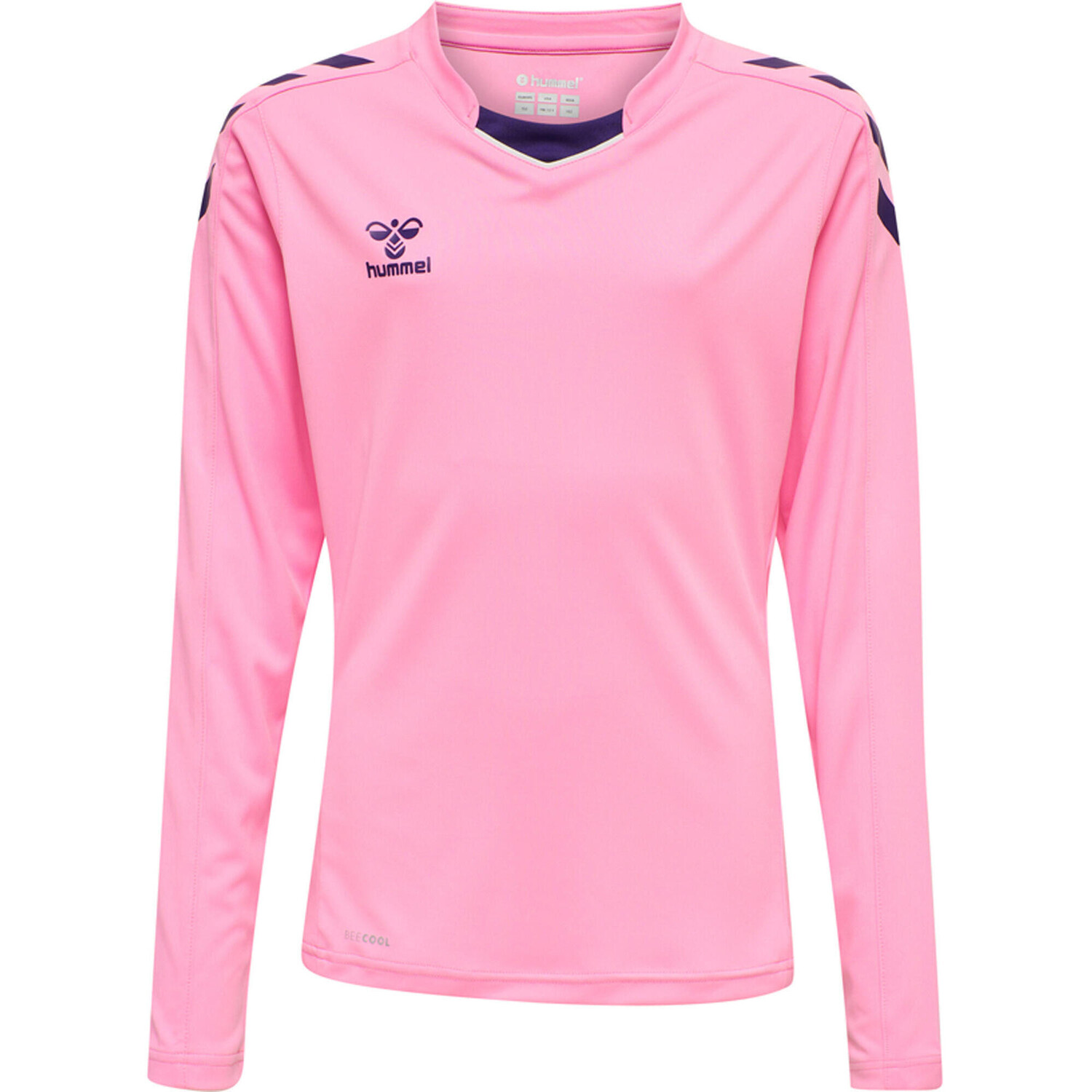 

Hmlcore Xk Poly Jersey L/S Kids Джерси L/S Unisex Kids HUMMEL, светло-пурпурный/розовый/розовый