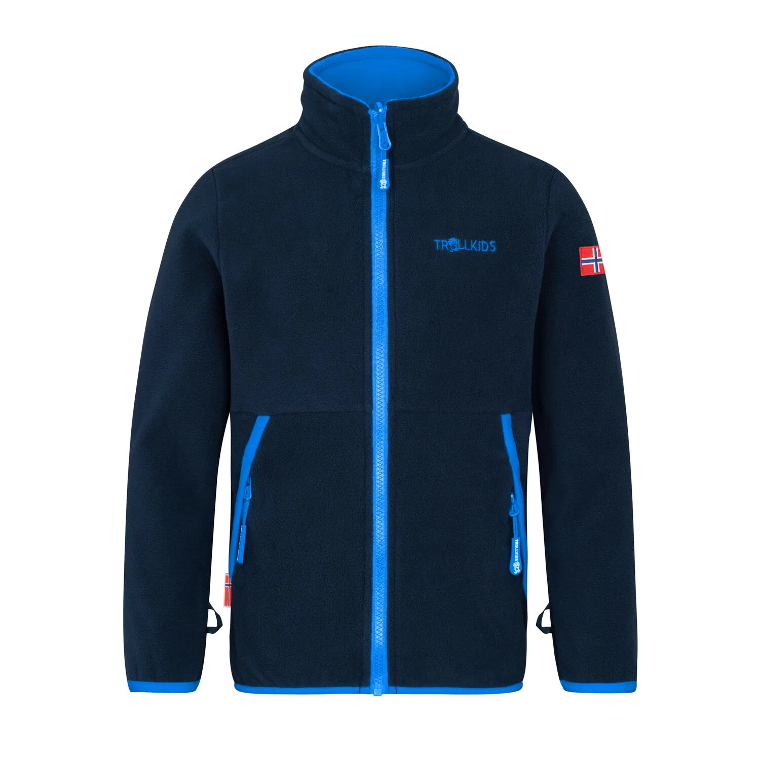 Детская флисовая куртка Storfjord Trollkids, Navyblau Blau
