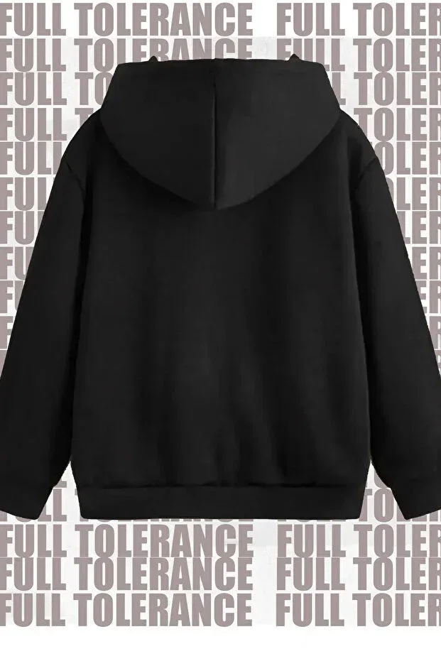 Детская толстовка с принтом Unisex pomni and jax printed kids sweatshirt Full Tolerance, Black3 — фото 3
