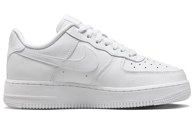 Кроссовки Nike Air Force 1 Low '07 с вырезами, белый — фото 2