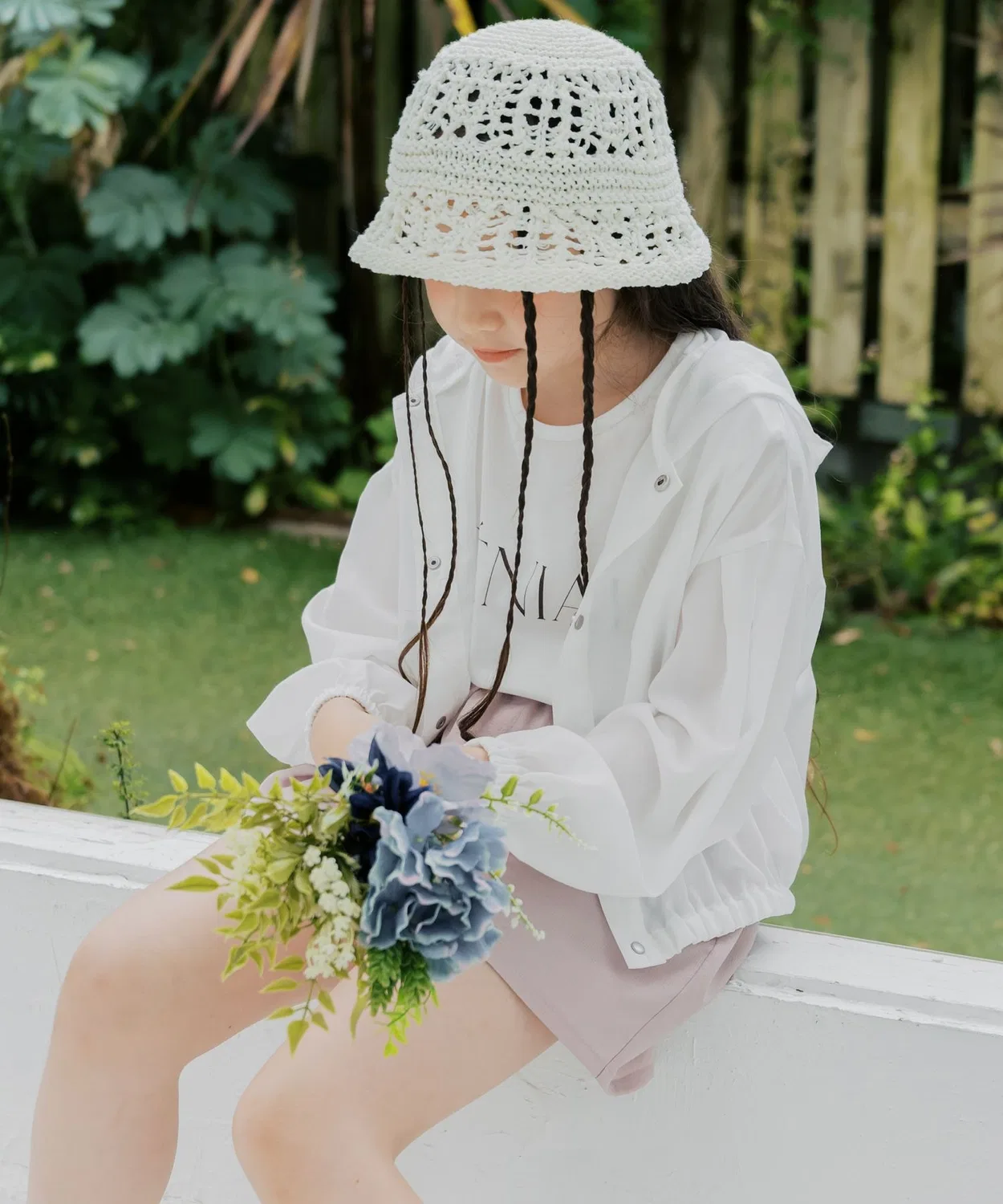 Детская кофта с длинным рукавомAiry Breeze GLOBAL WORK, Off White