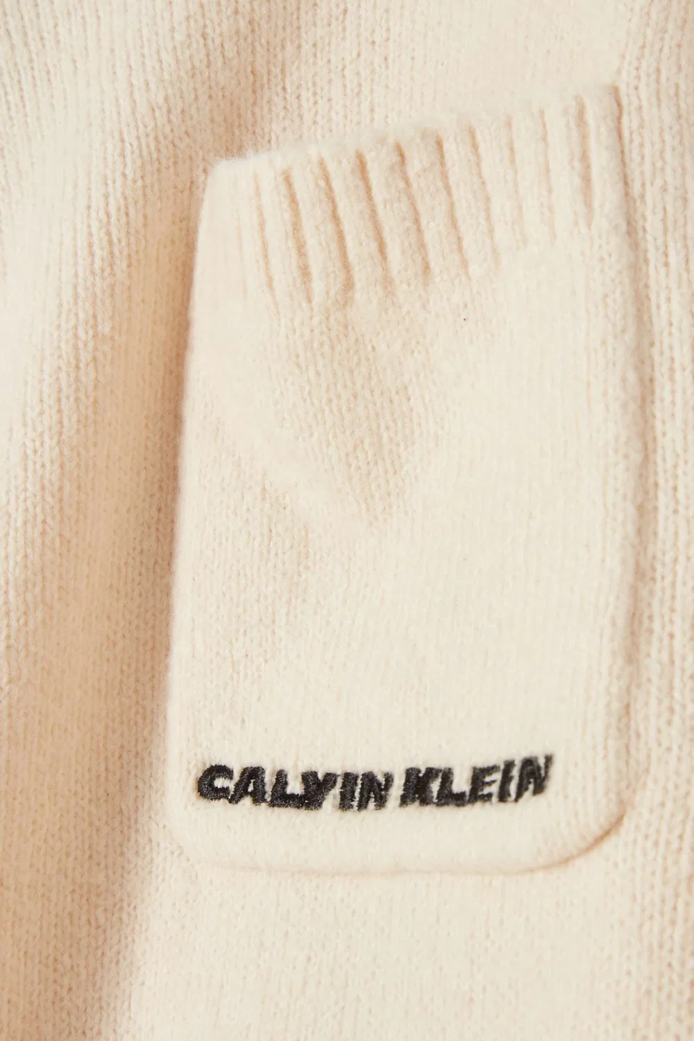 Худи с логотипом из трикотажа Calvin Klein — фото 4