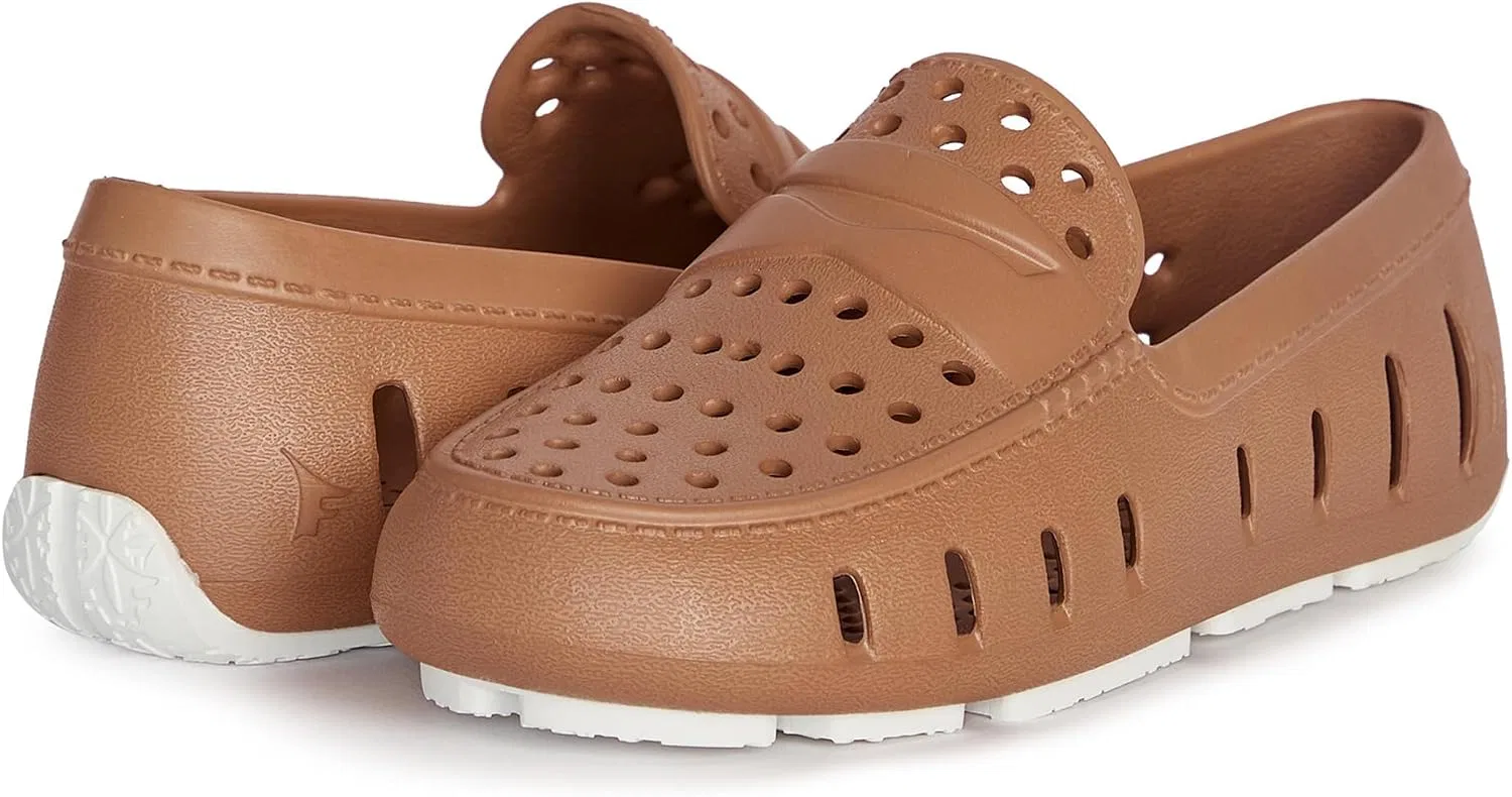 Детские туфли-лоферы Prodigy Driver Floafers, Tan/Bright White