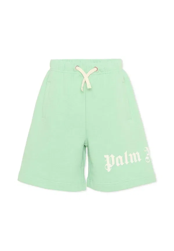 Шорты с принтом Palm Angels Green, зеленый