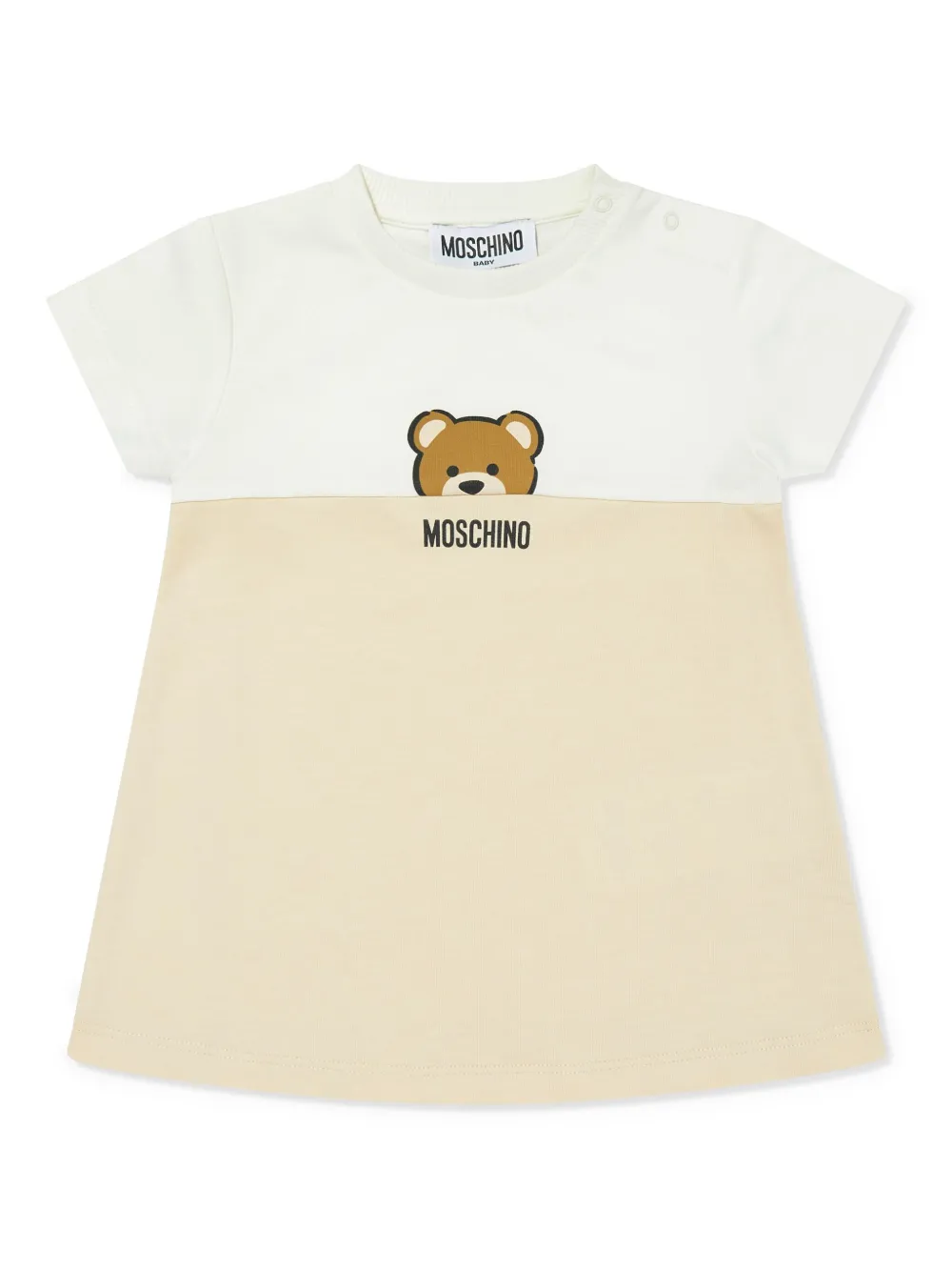 

Платье с принтом Teddy Bear Moschino Kids, нейтральный
