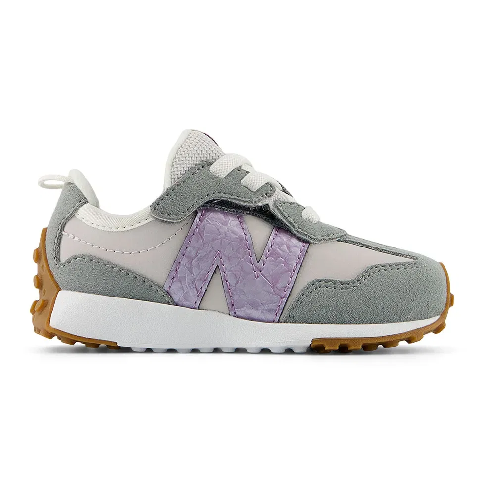Кроссовки с липучками 327 New Balance, серый