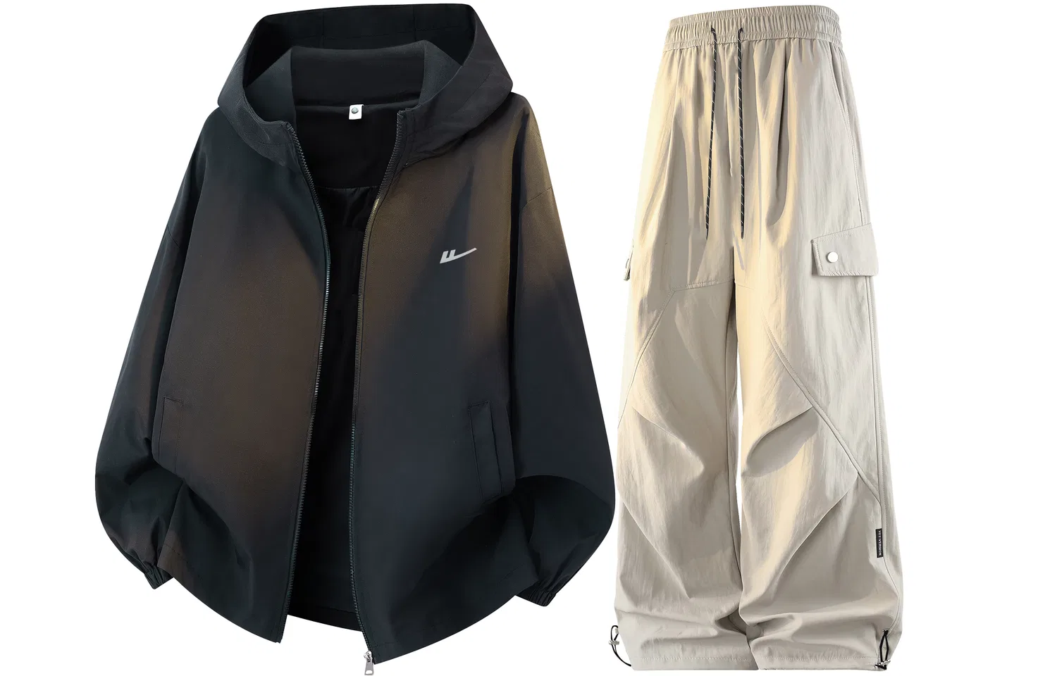 Детский комплект ветровка и брюки с капюшоном Windbreaker Jacket & Pants Sets WARRIOR