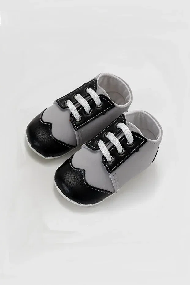 Детские ботинки для мальчиков с принтом Kindo Baby, Smoke Grey
