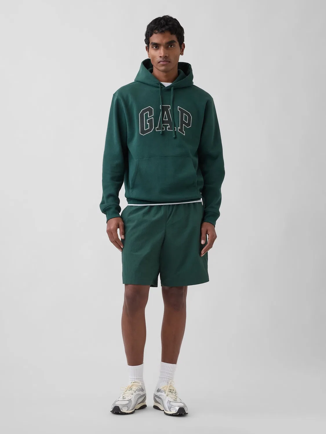Шорты гибридные Gap Green 7.5 дюймов, зеленый — фото 3