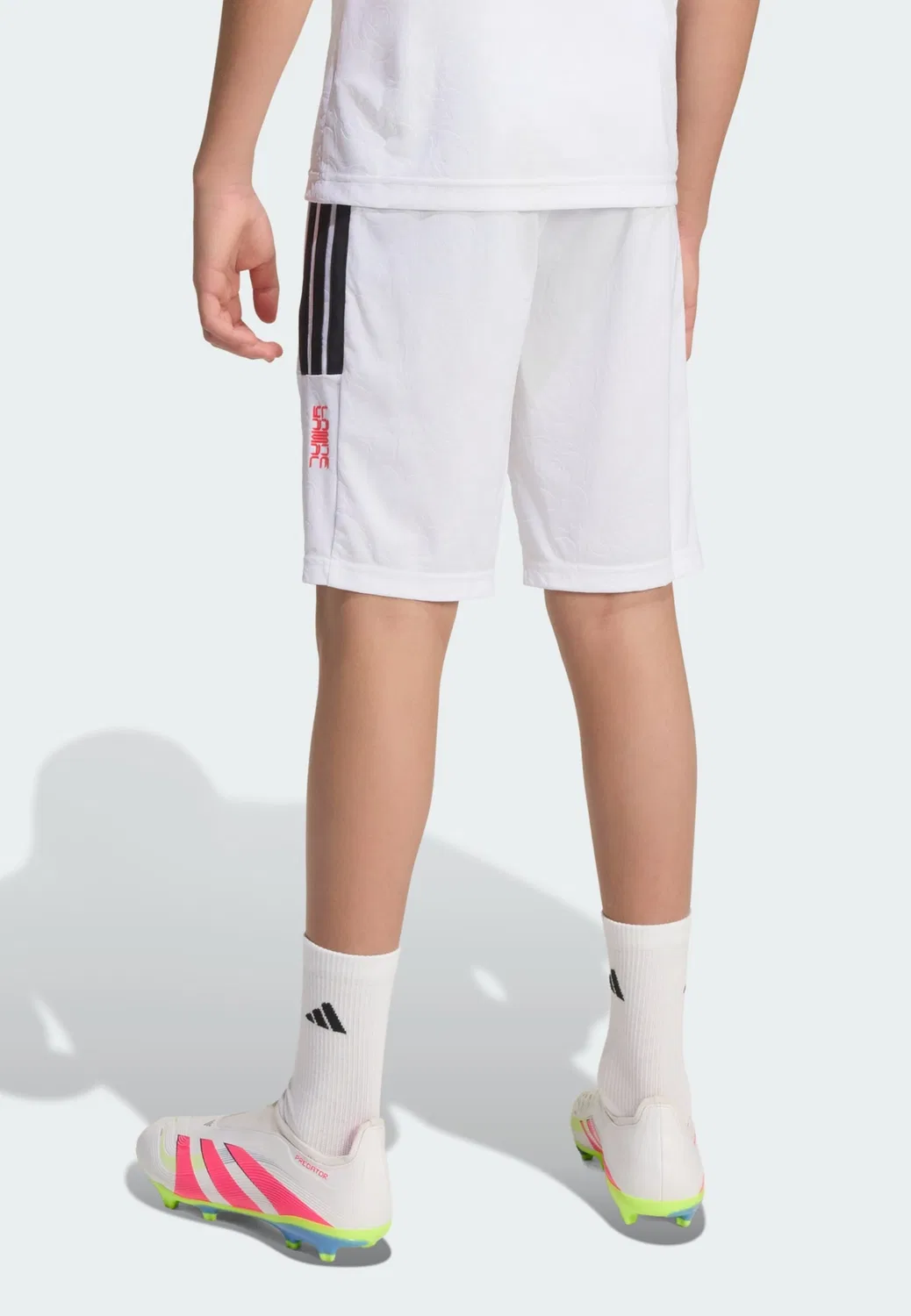 Спортивные брюки Adidas Performance Regular Workout Pants Lamine Yamal белого цвета — фото 3