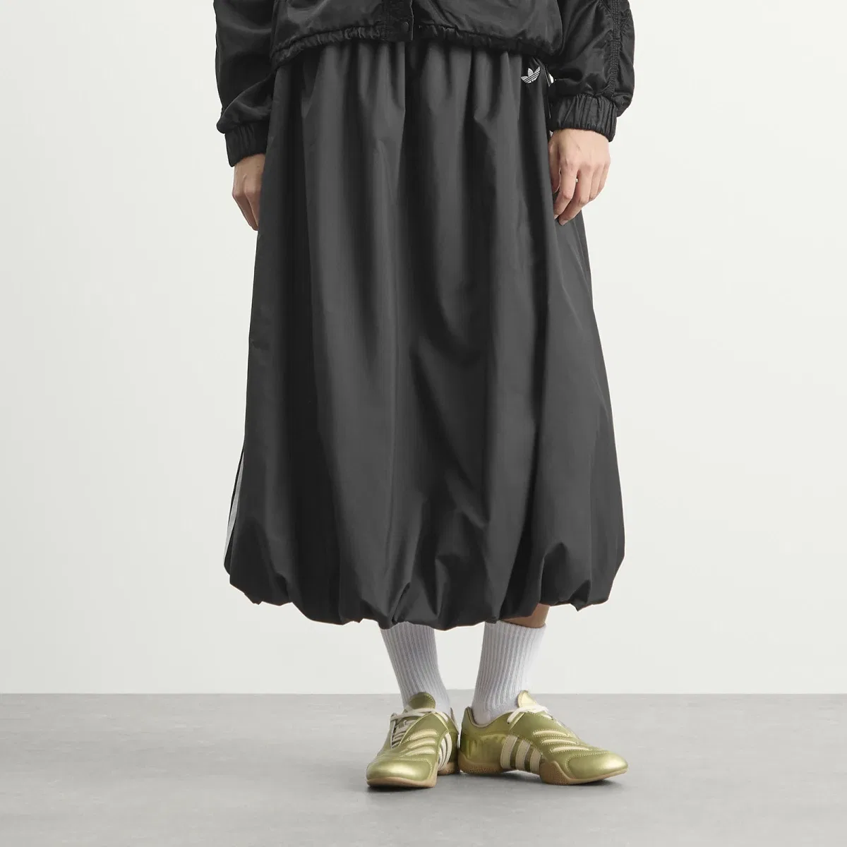 Юбка-миди с balloon-силуэтом Adidas, Black — фото 2
