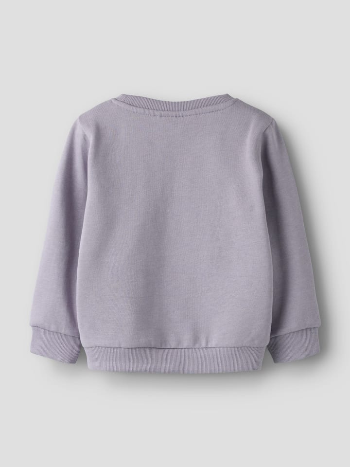 Name it Толстовка NMFVIMA LS SWEAT BRU лавандово-серого цвета — фото 2