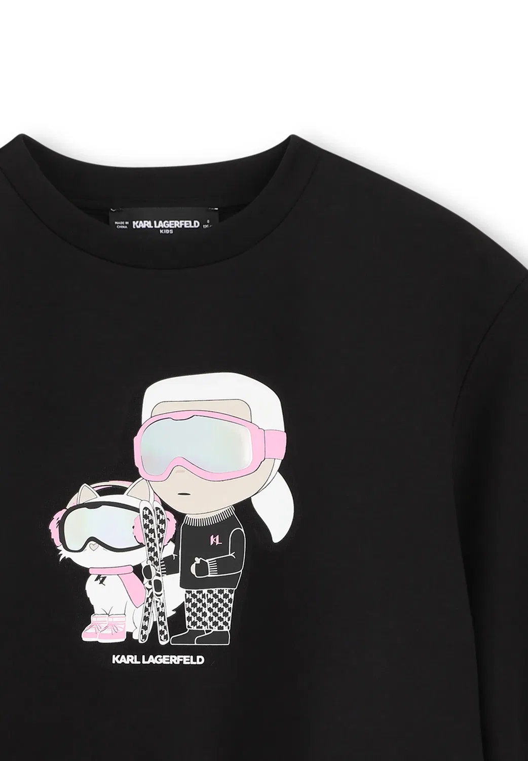 Толстовка Karl Lagerfeld Kids, Black — фото 3