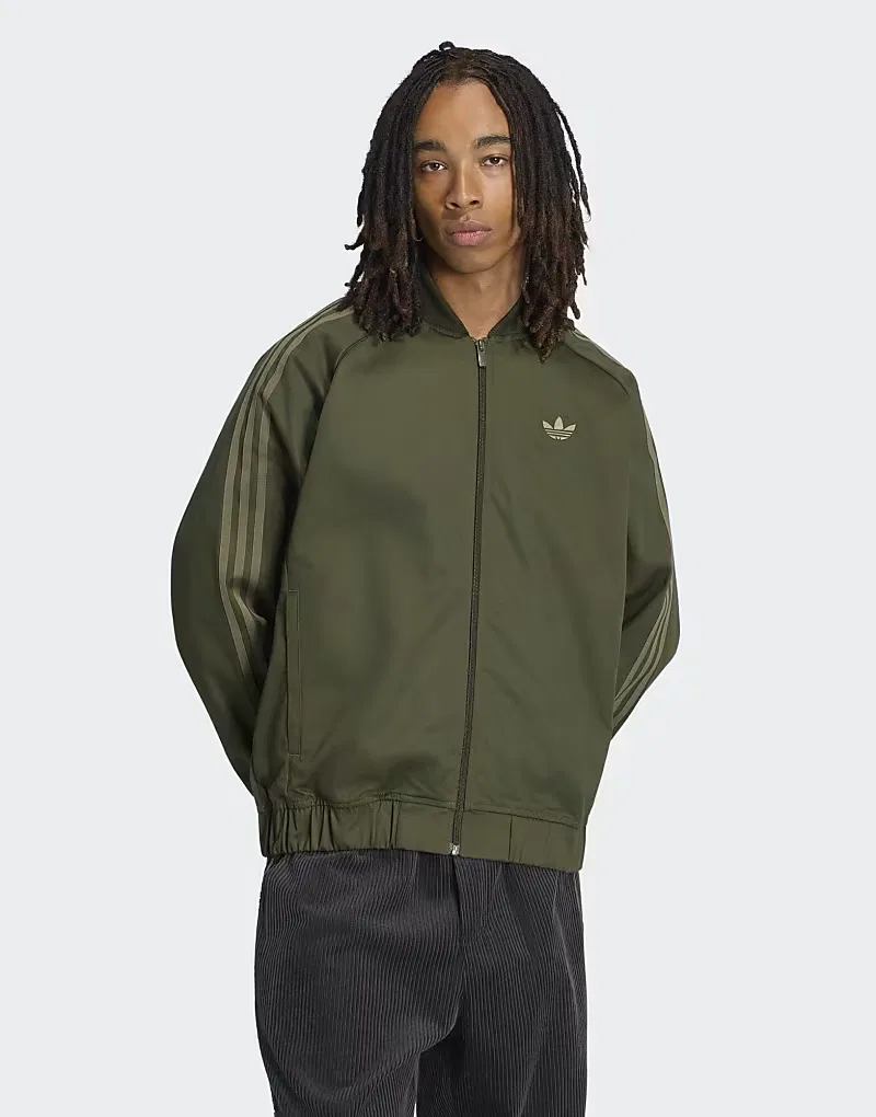 Куртка спортивная Sst Adicolor Classics из хлопкового твила Adidas Originals, Night Cargo