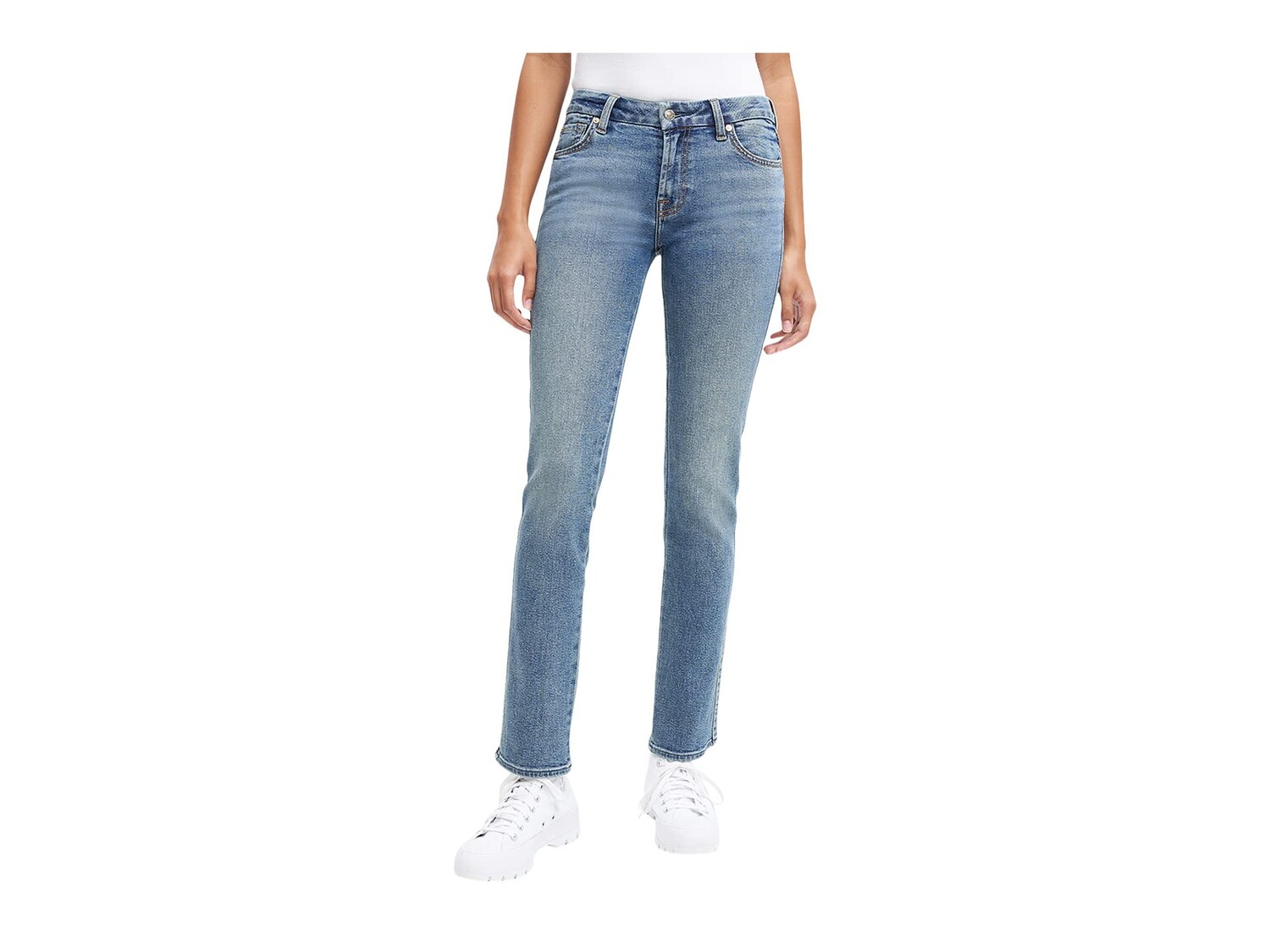 

Джинсы 7 For All Mankind, Kimmie Straight in Luxe Vintage Muse