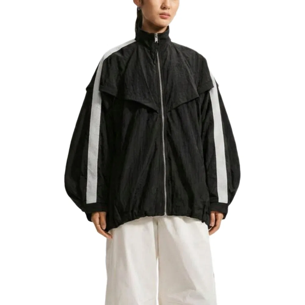 Женская куртка с воротником-стойкой Nike, Black/White
