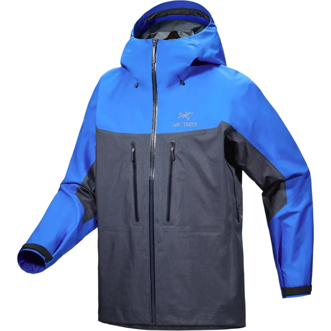 Ветровка Alpha Logo Hooded Jacket, Arcteryx, Ultramarine Blue/Black Sapphire