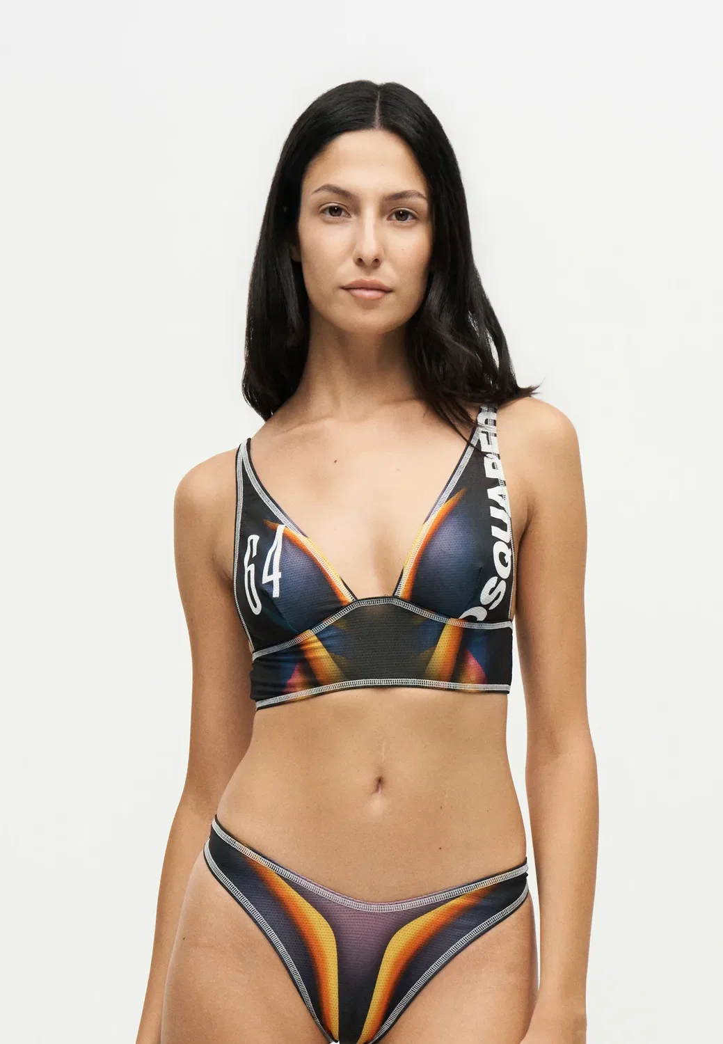 Треугольный бюстгальтер Dsquared2, Multi-Coloured