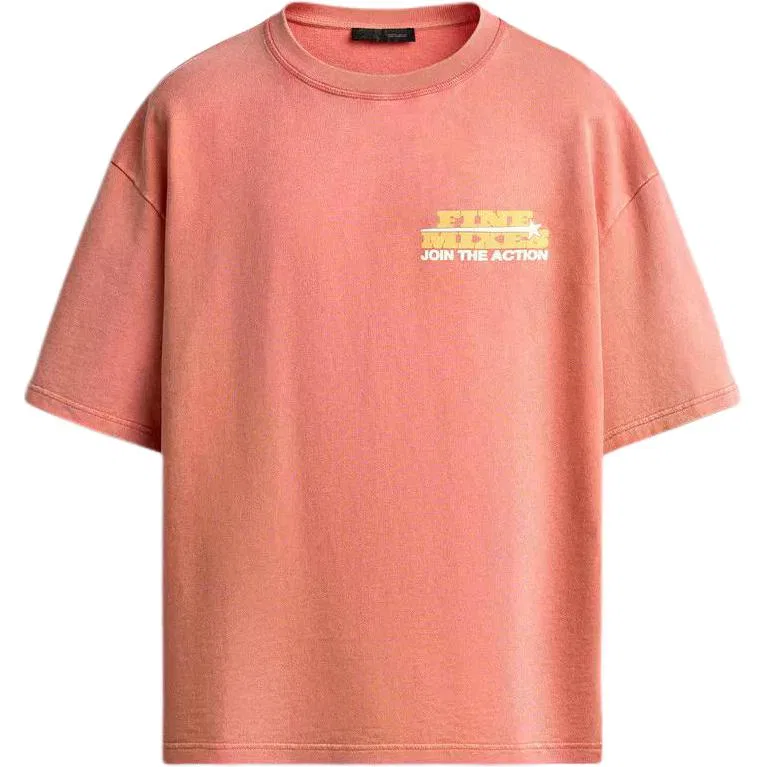 Мужская футболка с круглым вырезом Dirty Pink ZARA, Dirty Pink