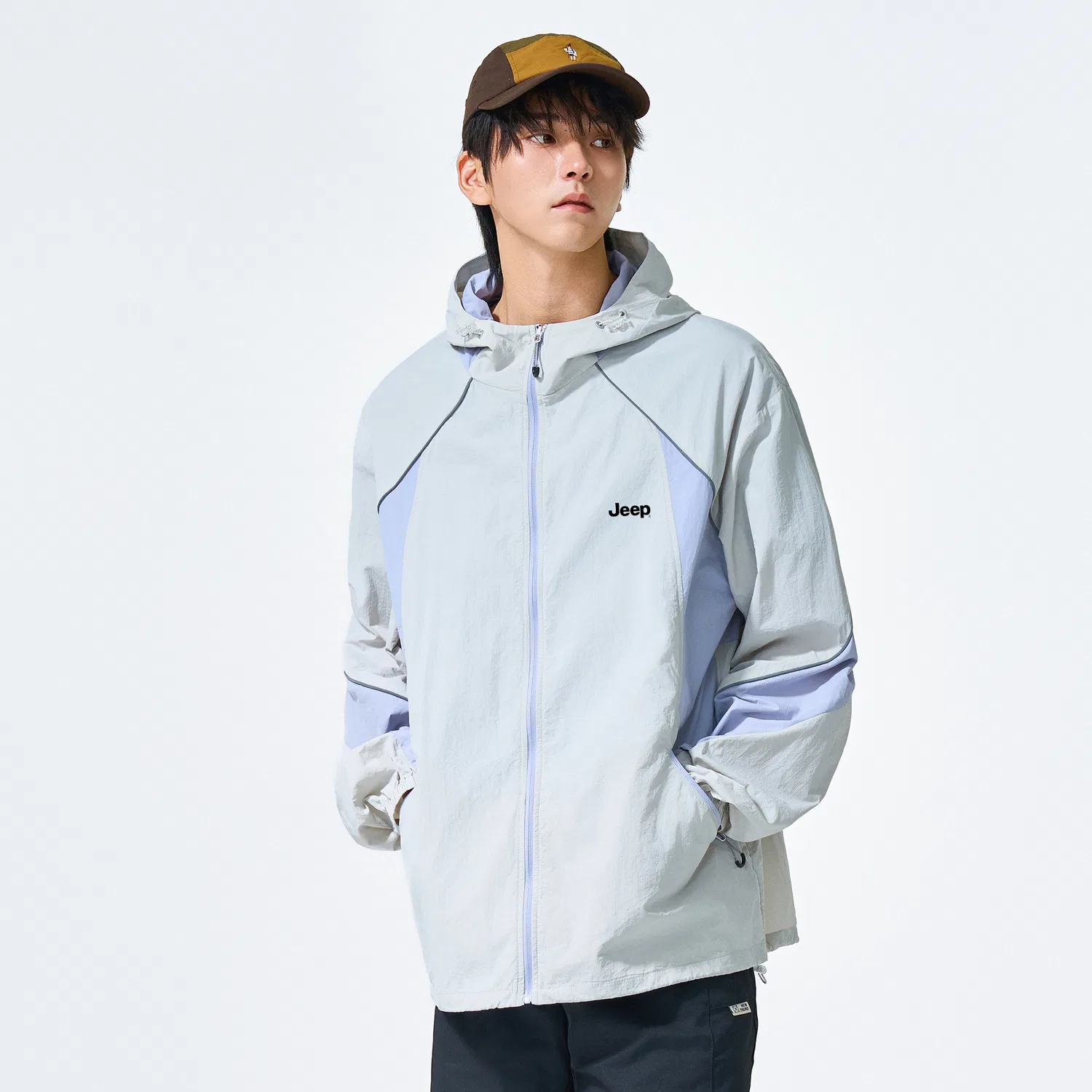 Детская одежда для защиты от солнца с капюшоном, модель Ice Peak, Jeep, Light Charcoal Gray — фото 4