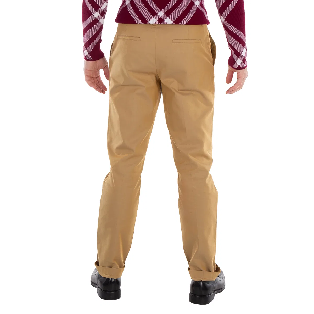 Брюки прямого кроя из хлопка Straight-Leg Cotton Trousers Burberry — фото 4