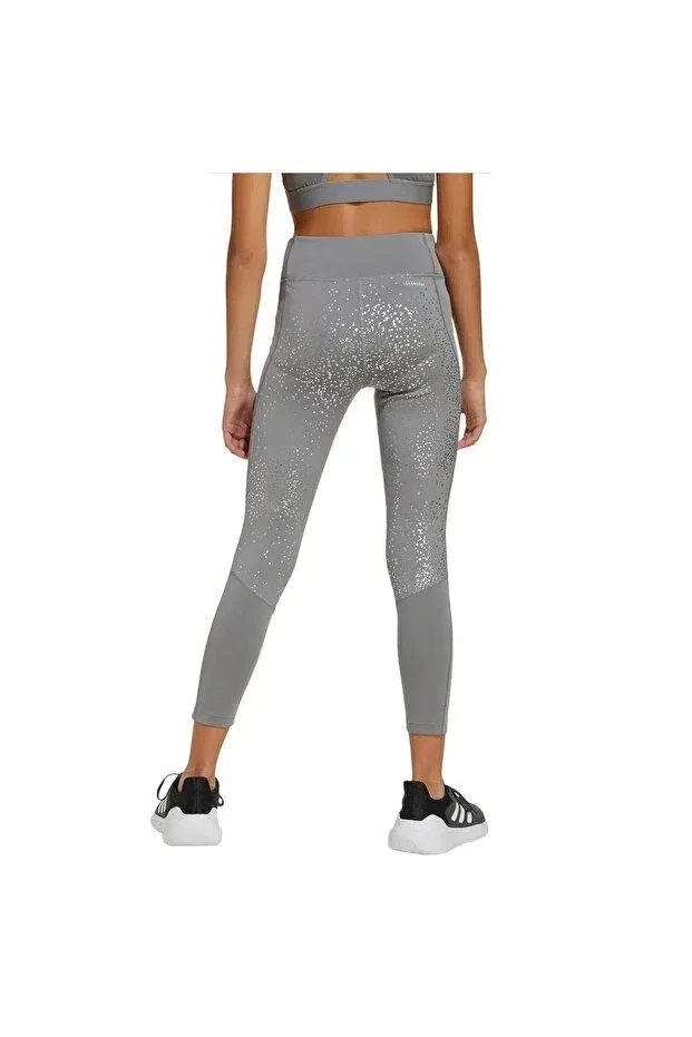 Детские леггинсы для девочек скинни Glam Adidas, Gray — фото 2