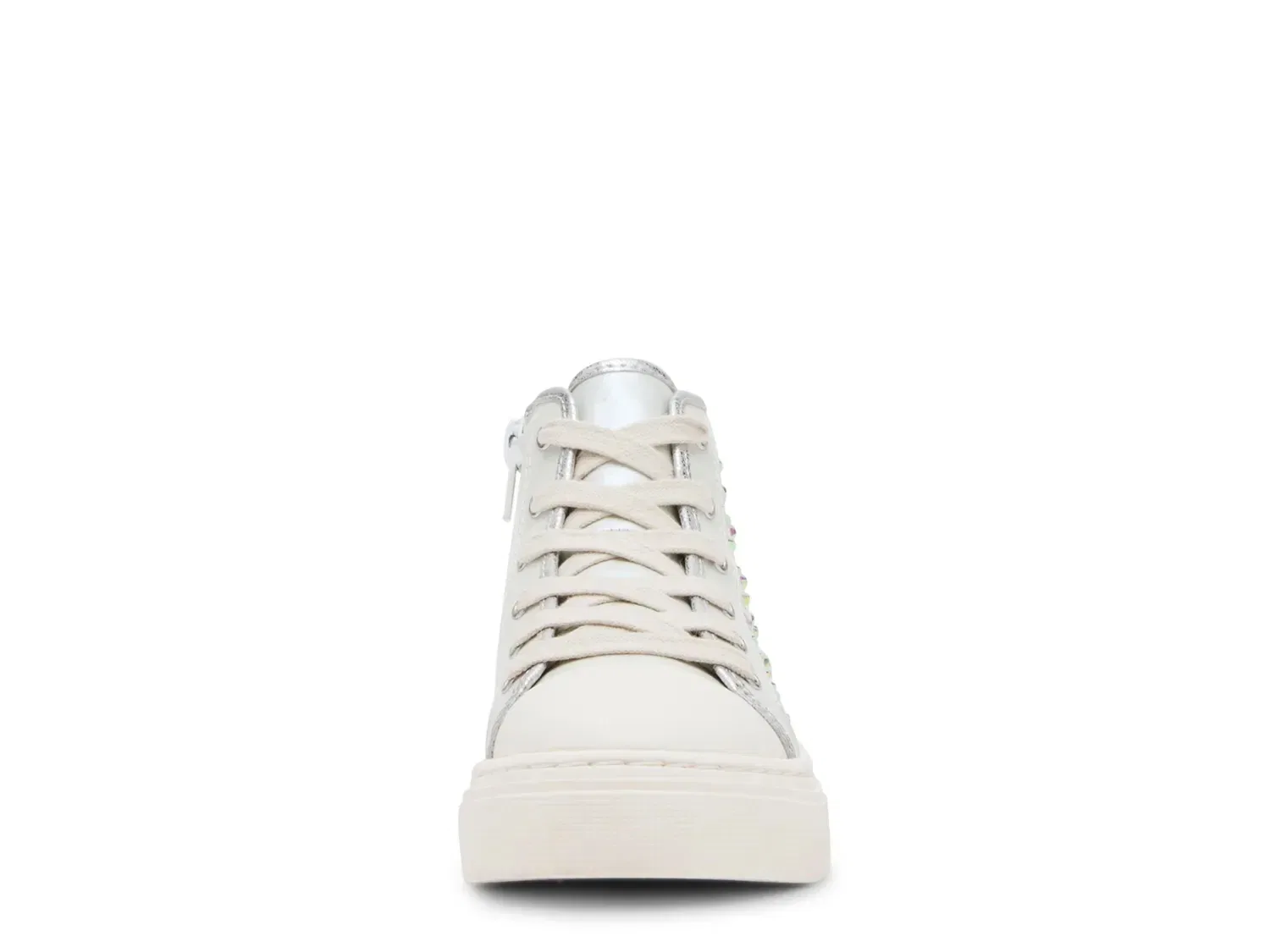 Кроссовки со стразами Laurisa, Steve Madden, белый/мультиколор — фото 4