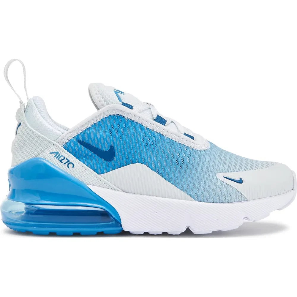 Детские кроссовки Air Max 270 Nike, White/Blue — фото 2