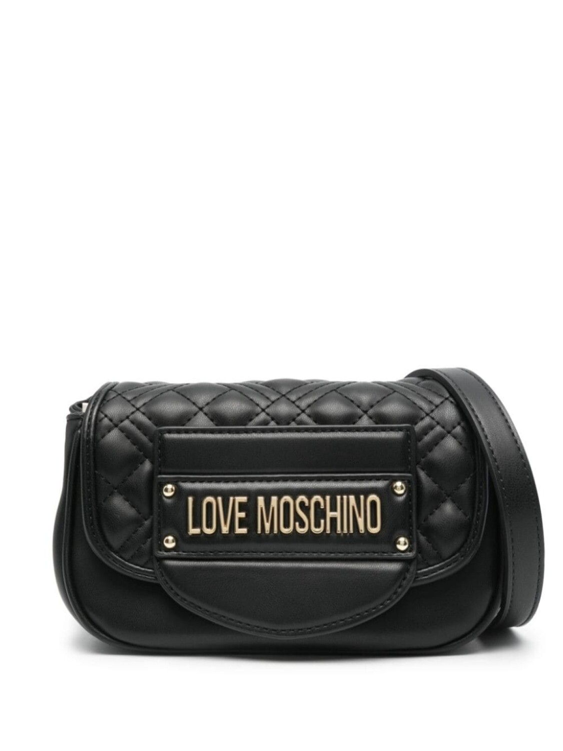 

Сумка через плечо с надписью-логотипом Love Moschino, черный