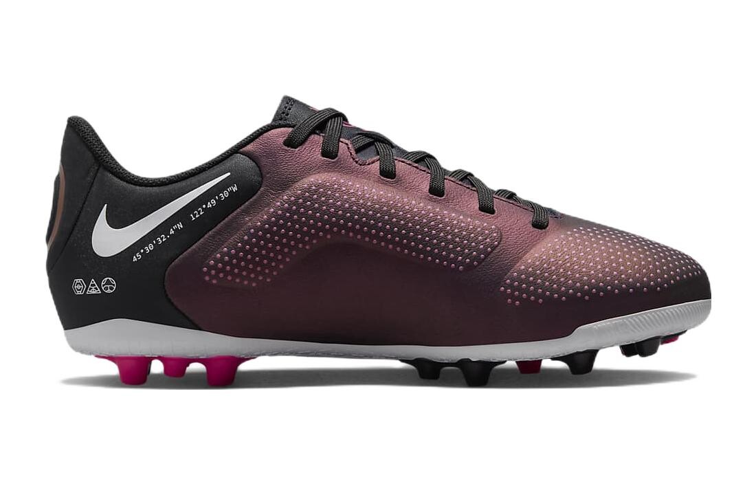 Бутсы Tiempo Legend 9 Academy MG «Burgundy White» GS Nike — фото 2