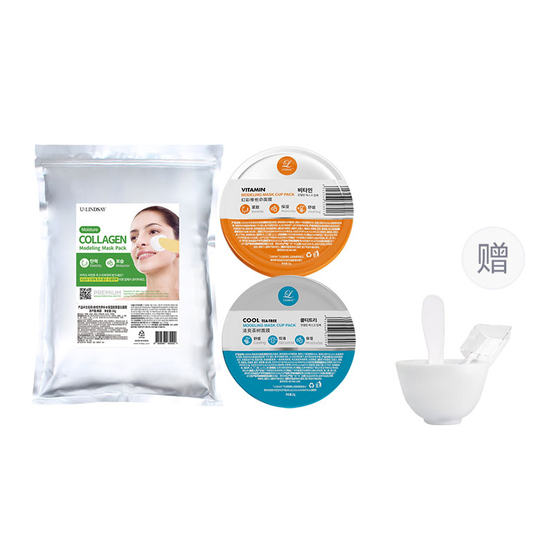 

Коллагеновая яичная маска для лица увлажняющая и подтягивающая 1000г LINDSAY