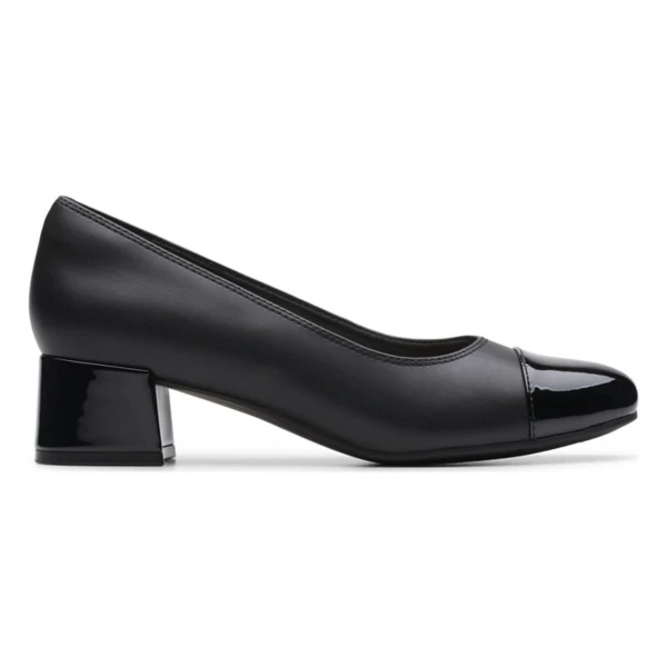 Иридесса женские кожаные туфли Clarks, цвет black leather — фото 2