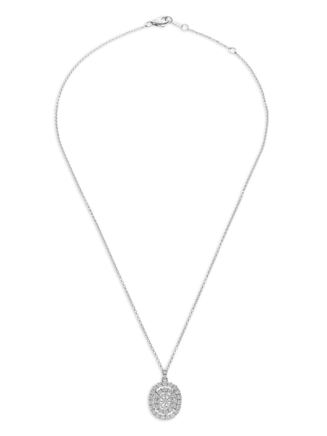 

Колье Must Have из белого золота с бриллиантами LEO PIZZO, серебряный