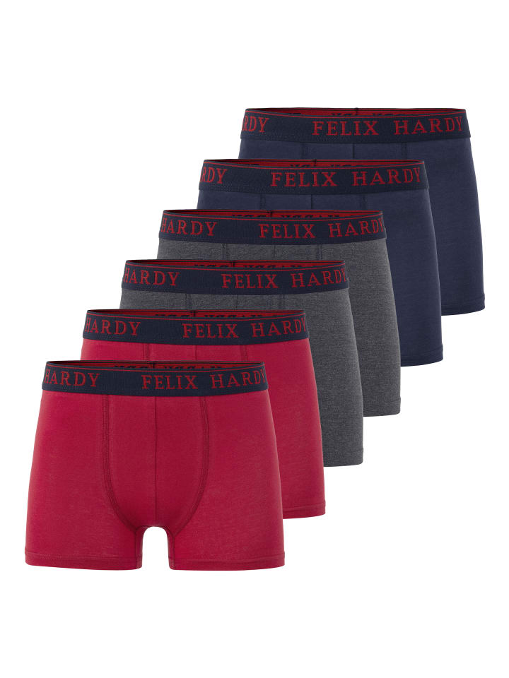 

Трусы боксеры Felix Hardy, цвет anthrazit-navy-bordeaux