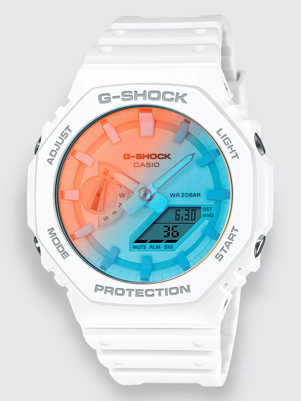 

Часы GA-2100TL-7AER G-Shock, белый
