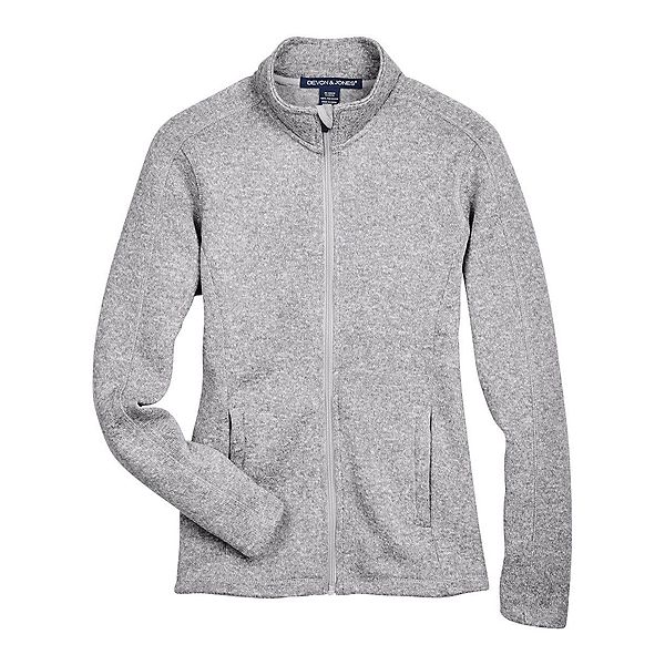 

Женская флисовая куртка бристоль на молнии Devon & Jones, Grey Heather