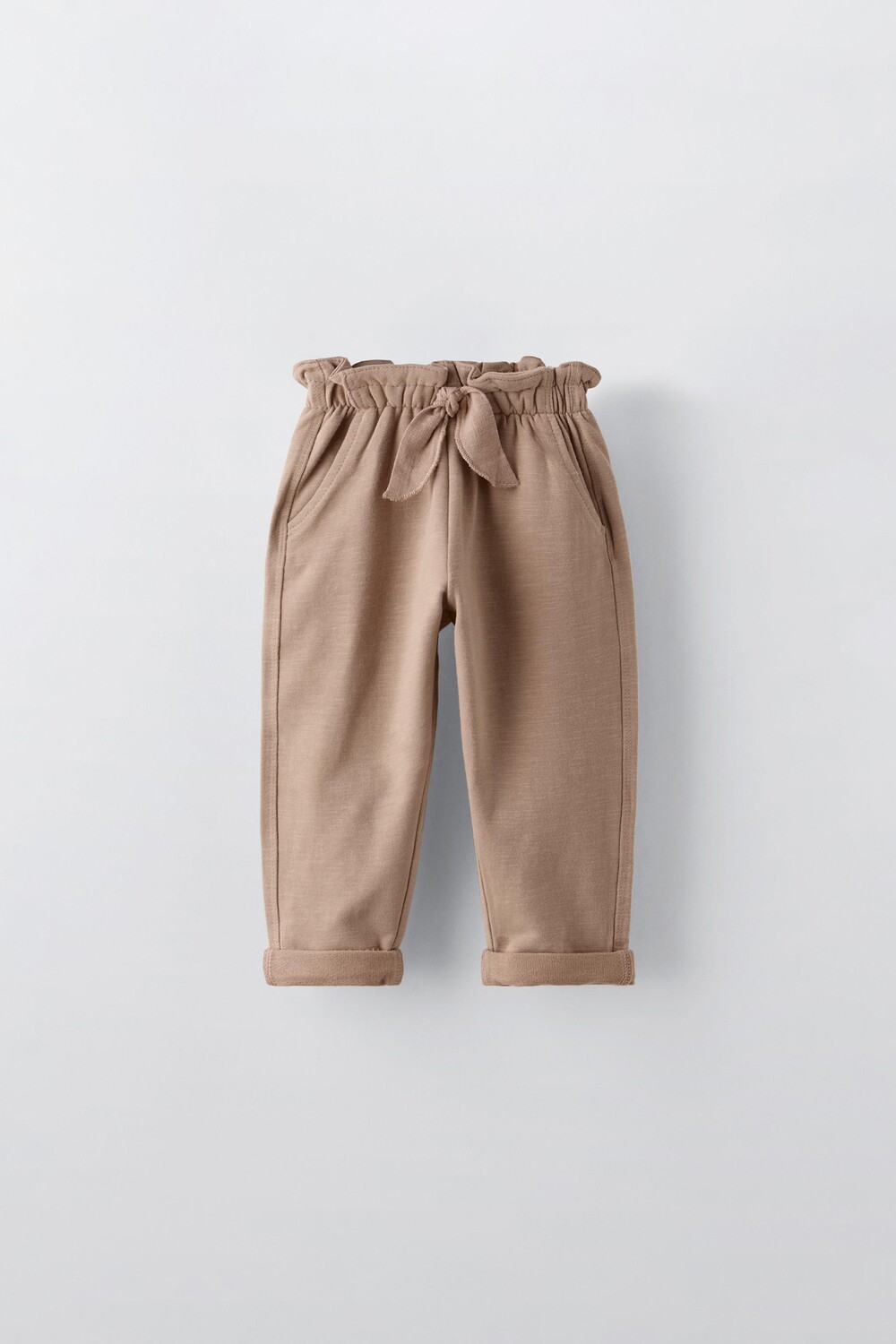 

Брюки саруэль ZARA, кэмел