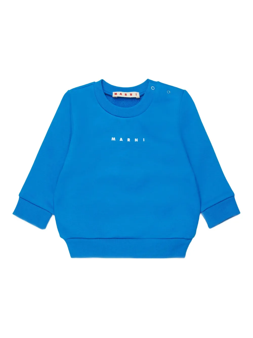 

Толстовка с логотипом Marni Kids, синий