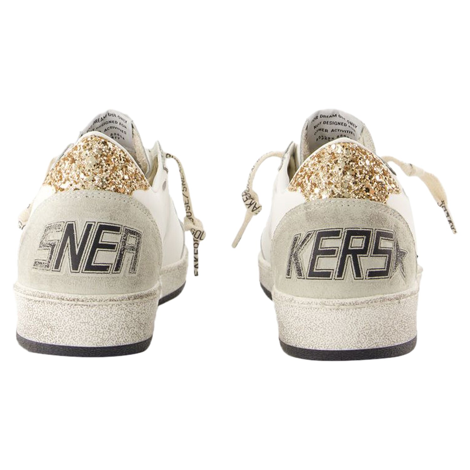 

Кроссовки Ballstar - бренд Golden Goose Deluxe - кожа - белый, белый